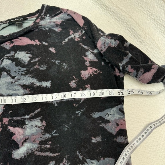 Athleta Black Multi colour Pullover Sweatshirt Long Sleeve Size S - Picture 8 of 10